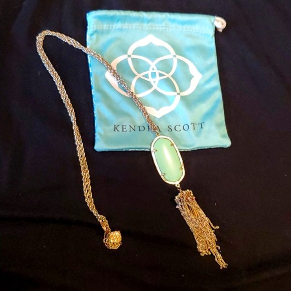 Kendra Scott Jewelry - Kendra Scott Rayne Necklace with Mint Jewel